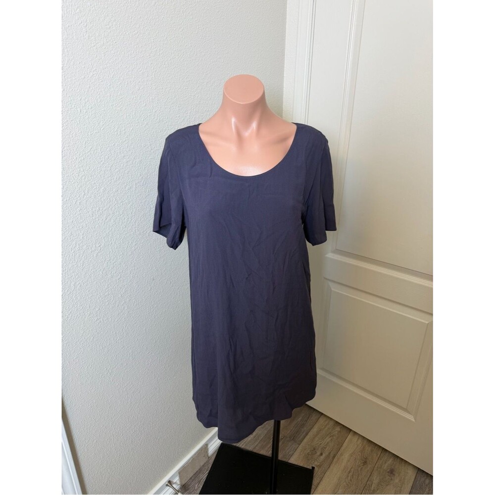 Wilfred Free Scoop Neck Short Sleeve Mini Dress Sz M